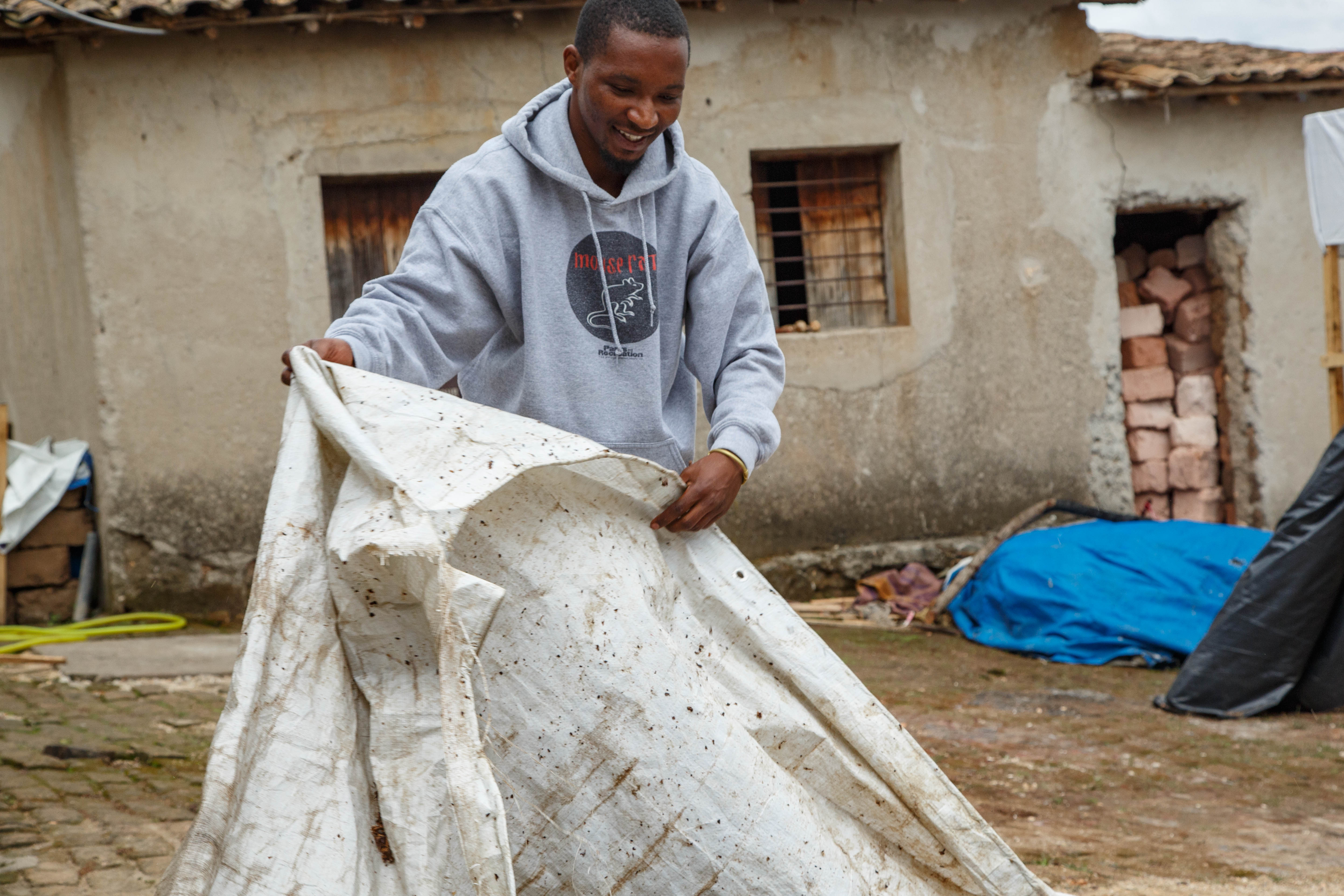 Ineza Mushrooms in Rwanda sells mushroom kits and fresh produce