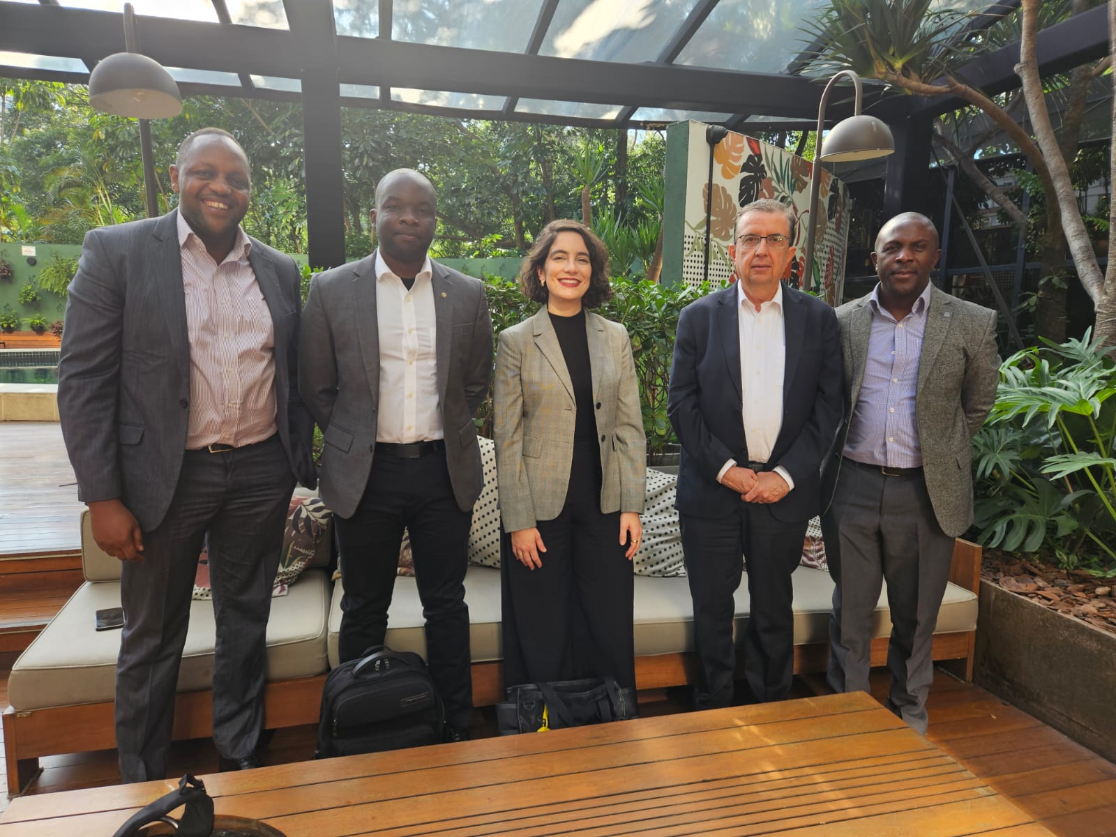 The team of experts pose at WCEF 2025 in Brazill